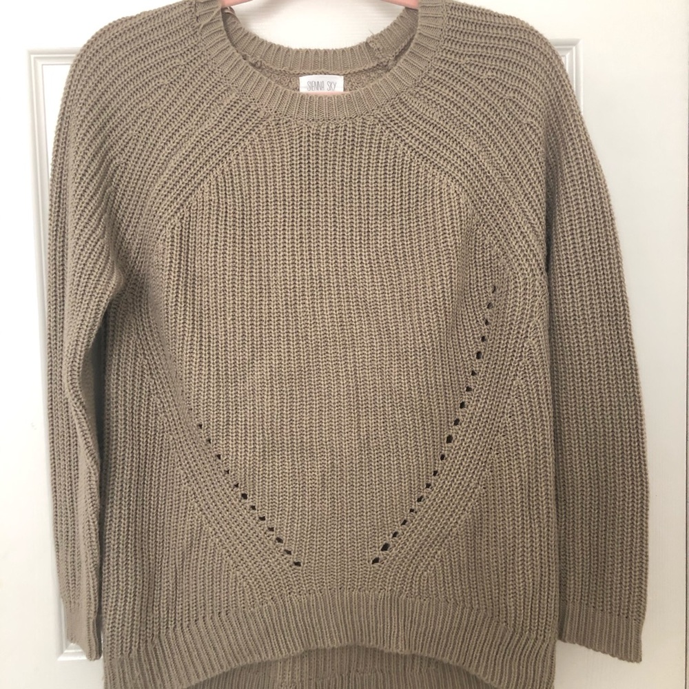 Brown Knit Sweater
